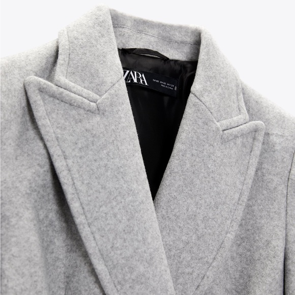 NWT Zara Tailored Double Breasted Blazer Size M - Picture 8 of 16